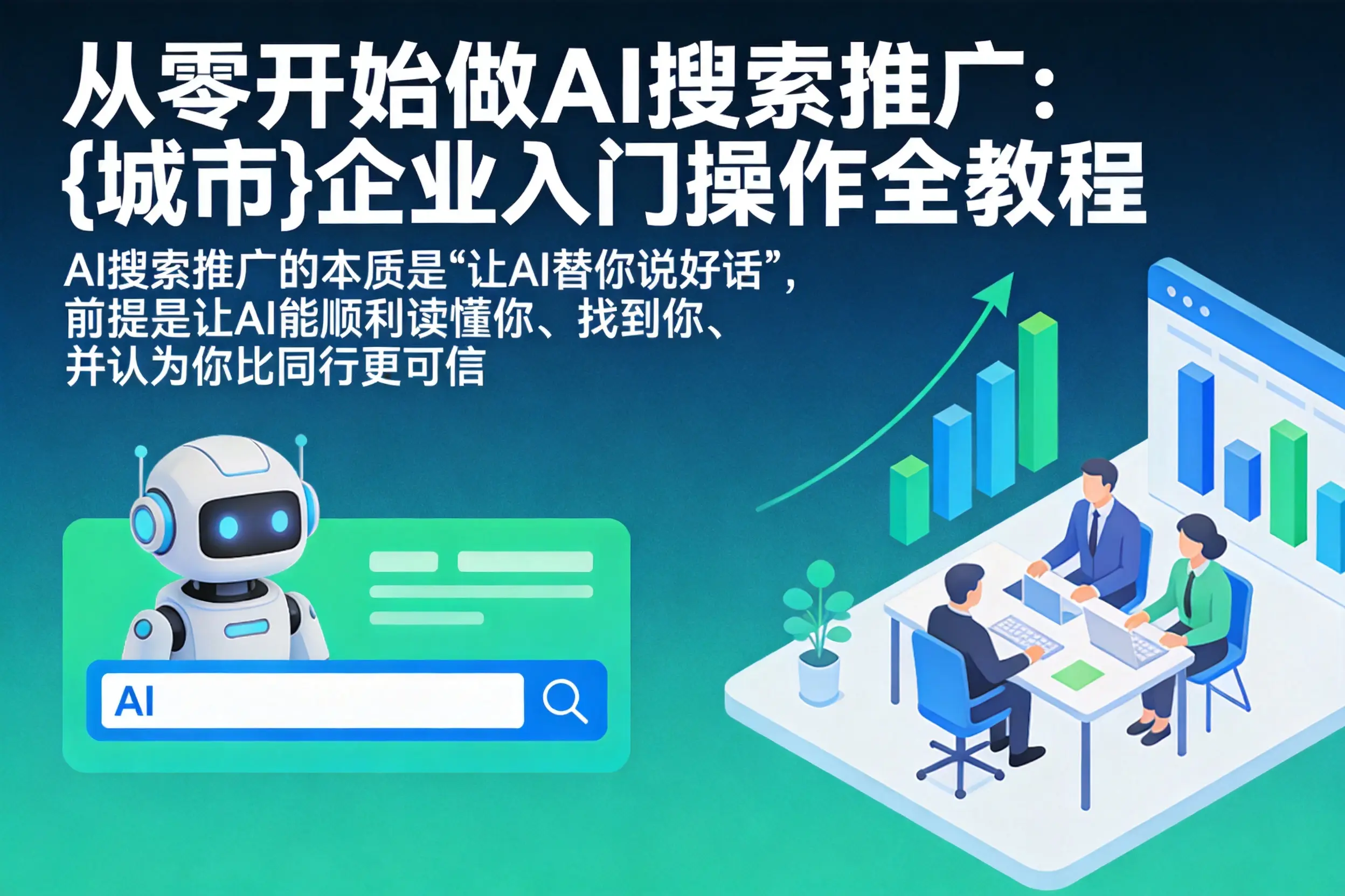 从零开始做AI搜索推广：盘山企业入门操作全教程